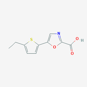 5-(5-Ethylthiophen-2-yl)oxazole-2-carboxylic acid