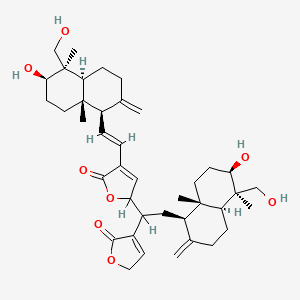molecular formula C40H56O8 B1180618 Bisandrographolide CAS No. 160498-02-2