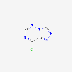 molecular formula C4H2ClN5 B11806189 8-Chloro-[1,2,4]triazolo[3,4-F][1,2,4]triazine 