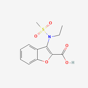 3-(N-Ethylmethylsulfonamido)benzofuran-2-carboxylic acid