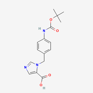 1-(4-((tert-Butoxycarbonyl)amino)benzyl)-1H-imidazole-5-carboxylic acid