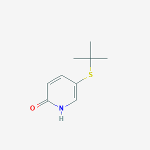 molecular formula C9H13NOS B11806285 5-(tert-Butylthio)pyridin-2-ol 