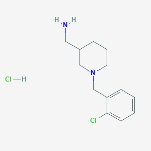 (1-(2-Chlorobenzyl)piperidin-3-yl)methanamine hydrochloride