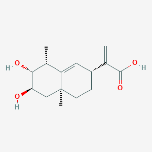 molecular formula C15H22O4 B1180636 2,3-Dihydroxypterodontic acid CAS No. 185821-32-3