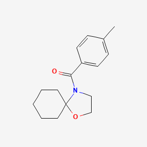 molecular formula C16H21NO2 B1180637 4-(4-Methylbenzoyl)-1-oxa-4-azaspiro[4.5]decane 
