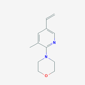 4-(3-Methyl-5-vinylpyridin-2-yl)morpholine