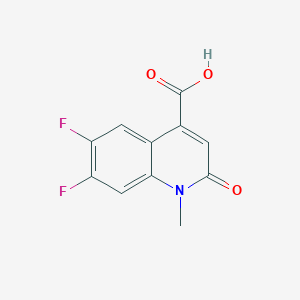 6,7-Difluoro-1-methyl-2-oxo-1,2-dihydroquinoline-4-carboxylic acid