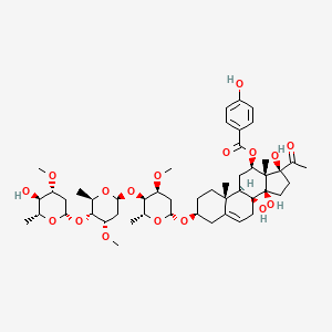 molecular formula C49H72O17 B1180642 清阳生根参皂苷a CAS No. 106644-33-1