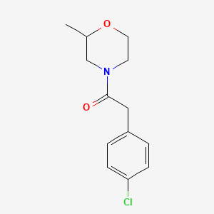 4-[(4-Chlorophenyl)acetyl]-2-methylmorpholine