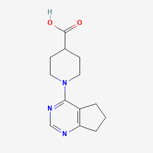 1-(6,7-dihydro-5H-cyclopenta[d]pyrimidin-4-yl)piperidine-4-carboxylic acid