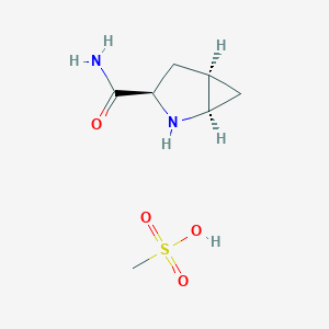 (1R,3R,5R)-2-Azabicyclo[3.1.0]hexane-3-carboxamidemethanesulfonate