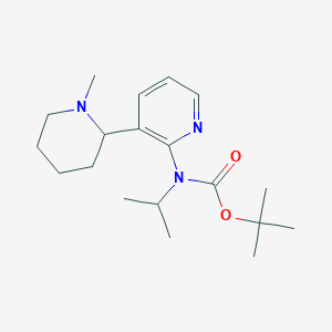 tert-Butyl isopropyl(3-(1-methylpiperidin-2-yl)pyridin-2-yl)carbamate