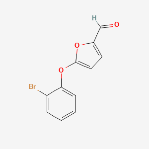 5-(2-Bromophenoxy)furan-2-carbaldehyde