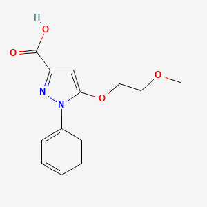 5-(2-Methoxyethoxy)-1-phenyl-1H-pyrazole-3-carboxylic acid