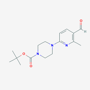 tert-Butyl 4-(5-formyl-6-methylpyridin-2-yl)piperazine-1-carboxylate