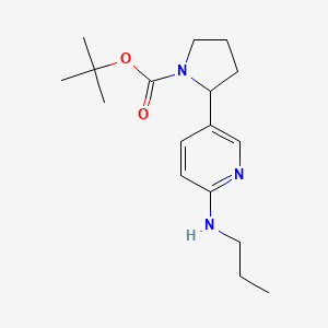 tert-Butyl 2-(6-(propylamino)pyridin-3-yl)pyrrolidine-1-carboxylate