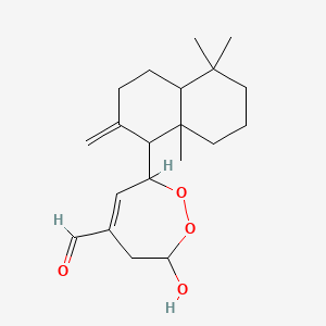 molecular formula C20H30O4 B1180711 Coronarin B CAS No. 119188-38-4