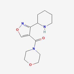 Morpholino(3-(piperidin-2-yl)isoxazol-4-yl)methanone