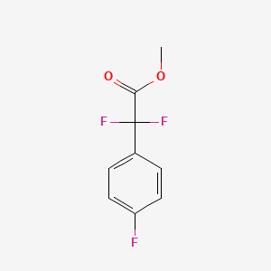 molecular formula C45H72N12O15S B1180727 Methyl difluoro(4-fluorophenyl)acetate CAS No. 125923-59-3