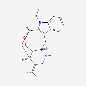 molecular formula C21H26N2O2 B1180754 N-Methoxyanhydrovobasinediol CAS No. 125180-42-9