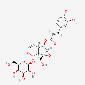 molecular formula C26H32O13 B1180763 6-O-(3'',4''-Dimethoxycinnamoyl)catalpol CAS No. 147714-71-4