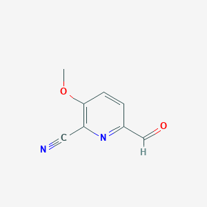 6-Formyl-3-methoxypicolinonitrile