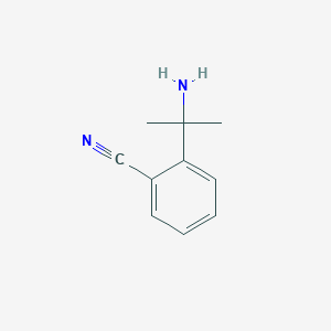 2-(2-Aminopropan-2-yl)benzonitrile