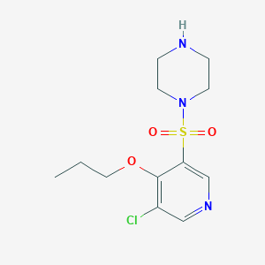 1-((5-Chloro-4-propoxypyridin-3-yl)sulfonyl)piperazine