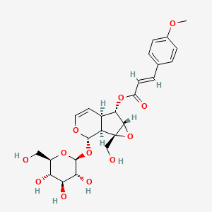 molecular formula C25H30O12 B1180774 6-O-p-甲氧基肉桂酰基催花苷 CAS No. 121710-02-9