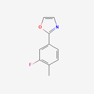 2-(3-Fluoro-4-methylphenyl)oxazole