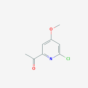 1-(6-Chloro-4-methoxypyridin-2-YL)ethanone