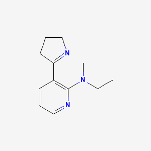 3-(3,4-Dihydro-2H-pyrrol-5-yl)-N-ethyl-N-methylpyridin-2-amine