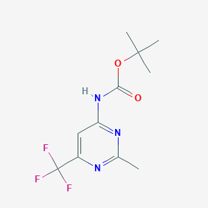 tert-Butyl (2-methyl-6-(trifluoromethyl)pyrimidin-4-yl)carbamate