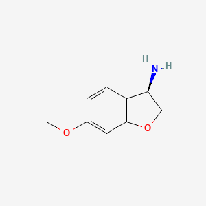 (3R)-6-Methoxy-2,3-dihydro-1-benzofuran-3-amine