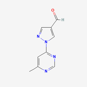 1-(6-Methylpyrimidin-4-yl)-1H-pyrazole-4-carbaldehyde