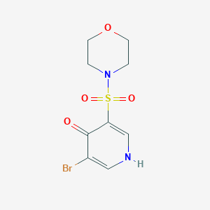 3-Bromo-5-(morpholinosulfonyl)pyridin-4-ol