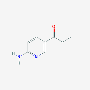 1-(6-Aminopyridin-3-yl)propan-1-one