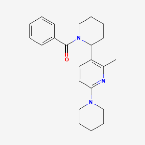 (2-(2-Methyl-6-(piperidin-1-yl)pyridin-3-yl)piperidin-1-yl)(phenyl)methanone