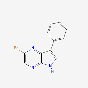 2-bromo-7-phenyl-5H-pyrrolo[2,3-b]pyrazine