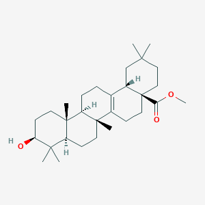 molecular formula C30H48O3 B1180797 Pyrocincholic acid methyl ester CAS No. 107160-24-7