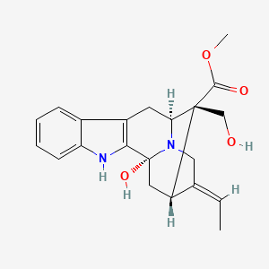 molecular formula C21H24N2O4 B1180818 16-Epivoacarpine CAS No. 114027-38-2