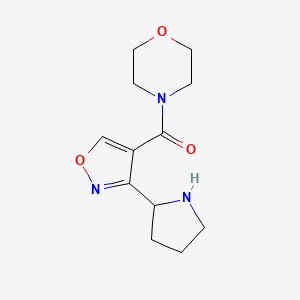 Morpholino(3-(pyrrolidin-2-yl)isoxazol-4-yl)methanone