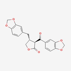 molecular formula C20H16O7 B1180830 7-Oxohinokinin CAS No. 130837-92-2