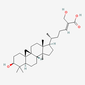 molecular formula C30H48O4 B1180833 27-Hydroxymangiferolic acid CAS No. 17983-82-3