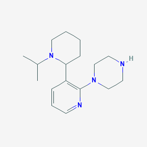 1-(3-(1-Isopropylpiperidin-2-yl)pyridin-2-yl)piperazine