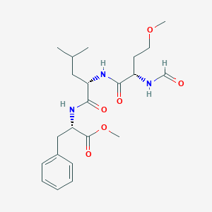 B118086 Formyl-methylhomoseryl-leucyl-phenylalanine methyl ester CAS No. 153586-91-5