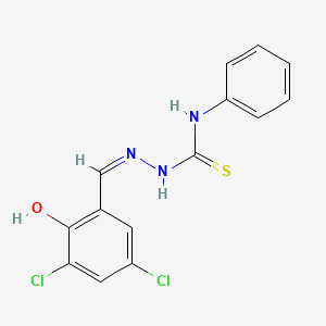 molecular formula C15H26ClN B1180885 1-(3,5-Dichlorosalicylidene)-4-phenylthiosemicarbazide CAS No. 1713-68-4