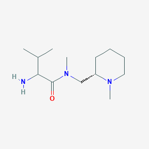 2-amino-N,3-dimethyl-N-[[(2S)-1-methylpiperidin-2-yl]methyl]butanamide