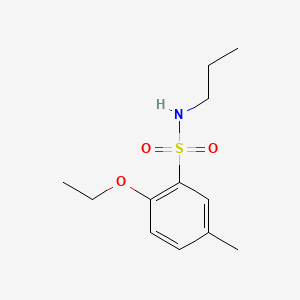 molecular formula C12H19NO3S B1180889 2-ethoxy-5-methyl-N-propylbenzenesulfonamide 