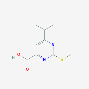 6-Isopropyl-2-(methylthio)pyrimidine-4-carboxylic acid